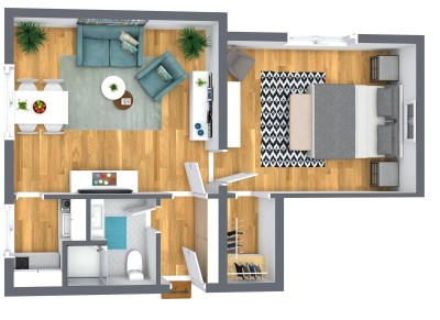 NEU RENOVIERT! 2-Zimmerwohnung im Zentrum von Spittal - TOP 5