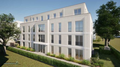 Hochwertige, moderne Wohnung mit Terrasse und eigenem Gartenanteil - Erstbezug!