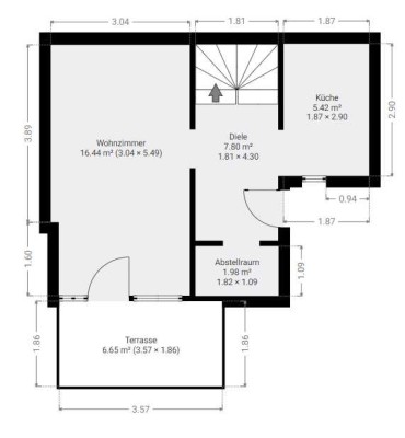 Frisch sanierte Maisonettewohnung mit Terrasse – 57 m² auf zwei Etagen in Weißenthurm
