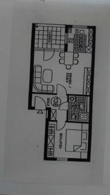 Geschmackvolle, gepflegte 2-Raum-Wohnung mit Einbauküche in Dettingen unter Teck