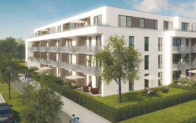 Dachterrassen-Wohnung im Grünen mit großer Südloggia