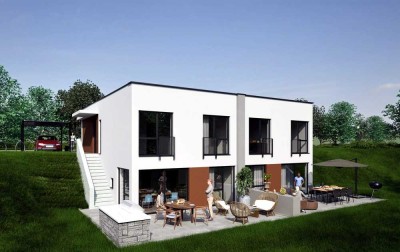 Zwei moderne Doppelhaushälften – Neubau in begehrter Lage