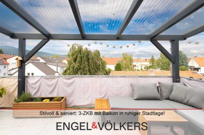 Stilvoll & saniert: 3-ZKB mit Balkon in ruhiger Stadtlage!