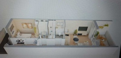 Neubauwohnung 43qm mit Balkon und Tiefgaragenstellplatz in Bubenreuth
