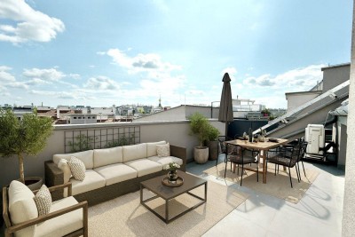 STEPHANSDOMBLICK &amp; 3 TERRASSEN IM 3. BEZIRK - ca. 124 m² WFL - ca. 35 m² Freifläche - 4 Zimmer