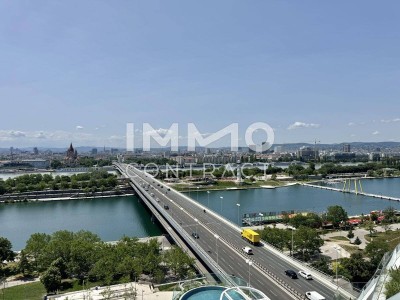 ERSTBEZUG: Anlegerwohnung direkt an der neuen Donau mit herrlichem Stadtblick!