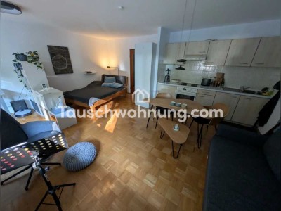 Tauschwohnung: Schöne 1-Zimmer-Wohnung am Seepark gegen 2-3 Zimmer Wohnung