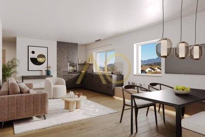 Schöne 2-Zi. 41qm Wohnung in einer grün gelegenen kleinen Wohnanlage mit 6 Einheiten in Langkampfen Top 3A