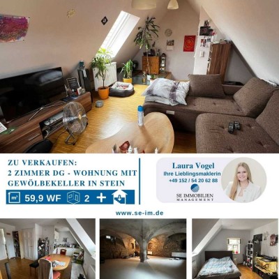 2-Zimmer Dachgeschosswohnung in Stein zu verkaufen!