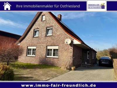 Einfamilienhaus mit Kaminofen, großem Grundstück und Doppelgarage in Aurich Egels