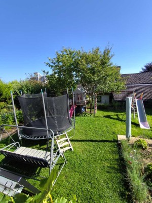 4-Zimmerwohnung mit großem Garten und zusätzlicher Souterrainwohnung