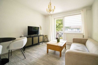 Wo Gemütlichkeit auf Sonnenlicht trifft - helle 3-Zimmer-Wohnung im schönen Süden Düsseldorfs