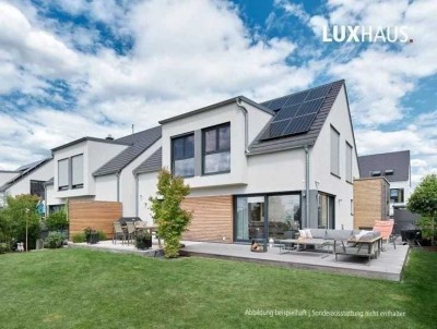 LUXHAUS DHH 161 m² inkl. Keller alles individuell planbar Schlüsselfertig 100% Wohlfühlklima