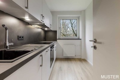 Nachmieter für moderne Wohnung im grünen Mörsenbroich gesucht *Musterfotos!*