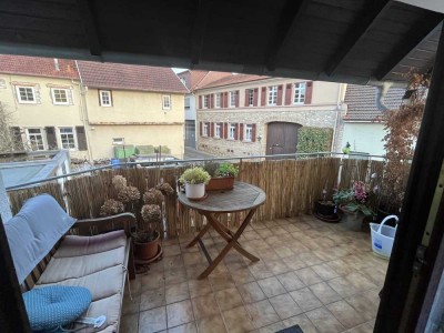 78m² Wohnung mit zusätzlichen Hobbyräumen (65m²), Balkon, Keller & Garage in Ober-Ingelheim