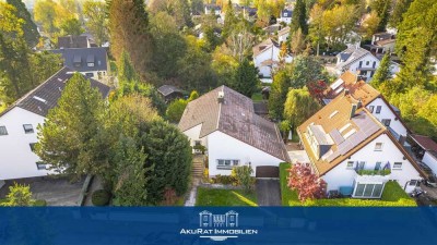 Einfamilienhaus auf großem Grundstück (1118m²) in zentraler Lage von Gröbenzell