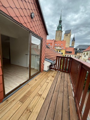 Ideal für Paare oder Familien: Helle 3-Raum-Wohnung mit Wohlfühlcharakter und Blick auf die Petrikirche
