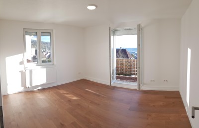 Exklusive 3-Zimmer-Wohnung mit Garage, EBK, Balkon & Garten in Plochingen - Erstbezug nach Kernsanierung