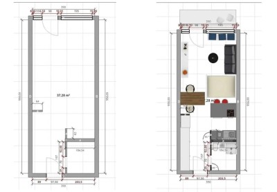 1 Zimmer Whg + Balkon. Kernsaniert & hochwertig Möbliert!