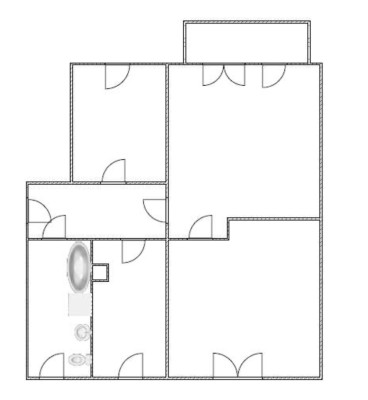 Nachmieter für 3 Raum Wohnung mit balkon und auf Wunsch Einbauküche