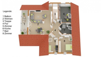 3ZimWohnung,Balkon,Einbauküche,neuwertig,Wolfsburg/Mörse/Kerksiek