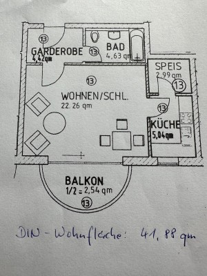 Attraktive 1,5-Zimmer-Wohnung