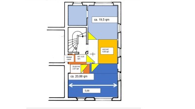 Helle modernisierte Wohnung