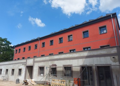 Energieeffizentes Wohnen in einem Rückgebäude in Neubauqualität  4,5 Zi-Maisonette-Whg.mit großer Dachterrasse