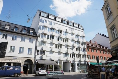 1-Zimmer Wohnung zu vermieten mit Balkon in Maxvorstadt