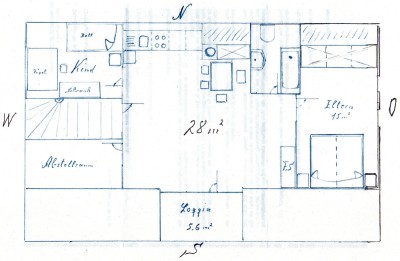Helle 3-Zimmer-DG-Wohnung in 72108 Rottenburg – Dettingen zu vermieten.
