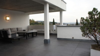 6 Zimmer 205m² Penthouse-Wohnung + Panorama-Aussicht + 4 Bäder + Überdachte MEGA-Terrasse + Balkon