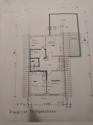 85 Quadratmeter Wohnung mit großer Dachterrasse